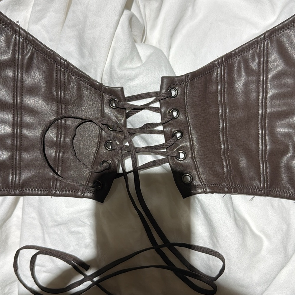 brown corset top - Picture 3 of 4